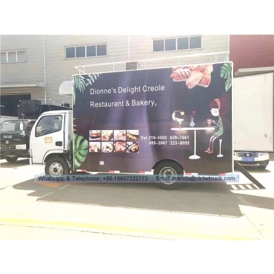 Dongfeng brand - Right hand drive- mobile food truck for sale