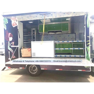 Dongfeng brand - Right hand drive- mobile food truck for sale