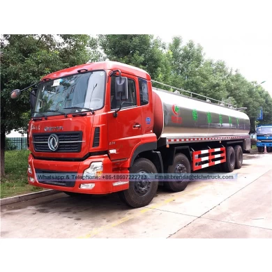 Continental Dongfeng 25CBM transporte de camiones 8x4 leche fresca