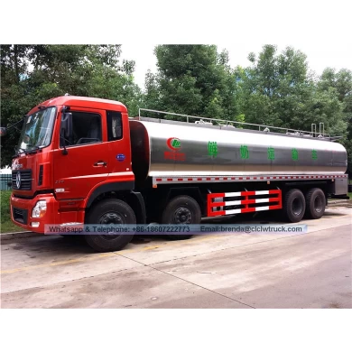 Đại lục dongfeng 25CBM vận chuyển xe tải 8x4 sữa tươi
