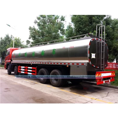 Đại lục dongfeng 25CBM vận chuyển xe tải 8x4 sữa tươi