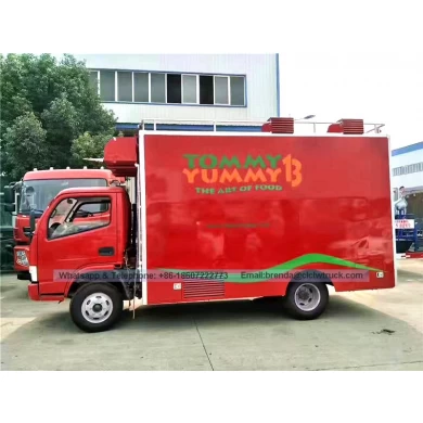 Dongfeng 2016 móvil de alimentos / cocina / camión de hielo