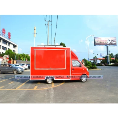 Dongfeng multifunción mini del carro móvil de alimentos