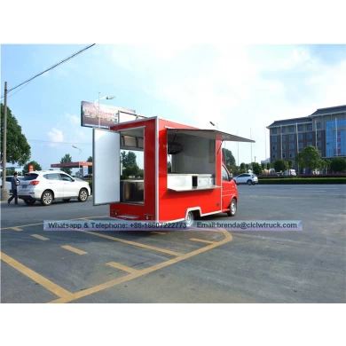 Dongfeng multifunción mini del carro móvil de alimentos