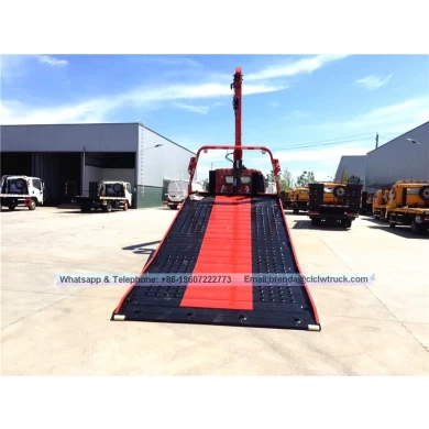 Dongfeng Tow Trad Truct Truck 4ton with Crane，拖车供应商，恢复车辆制造商中国
