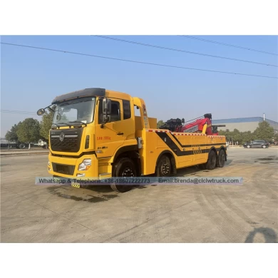 New Dongfeng 8x4 heavy duty rotator wrecker truck 50ton heavy duty wrecker tow truck for sale