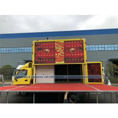FOTON Brand  mobile LED truck with P5, P6, P4 screen for sale-Led advertising vehicle
