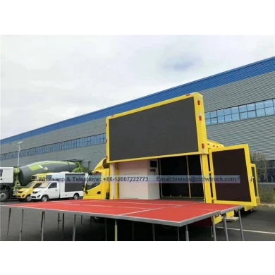 FOTON Brand  mobile LED truck with P5, P6, P4 screen for sale-Led advertising vehicle