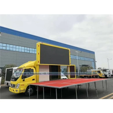 FOTON Brand  mobile LED truck with P5, P6, P4 screen for sale-Led advertising vehicle