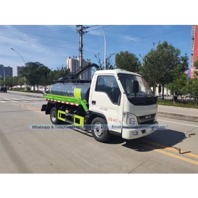 Mini camión de transporte de lodos para vehículos de succión de aguas residuales