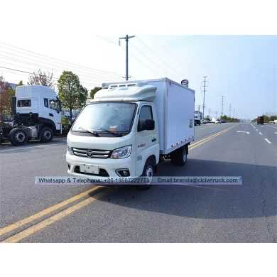 Mini cargo van vehicles refrigerator freezer car 1.5ton refrigerated truck,FOTON  refrigerator truck supplier China