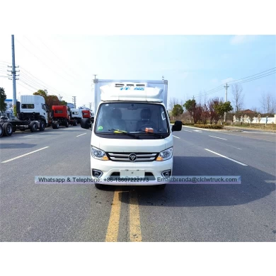 Mini cargo van vehicles refrigerator freezer car 1.5ton refrigerated truck,FOTON  refrigerator truck supplier China