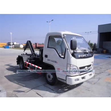 Foton Forland Mini 3cbm Garbage Truck  With Removable Box