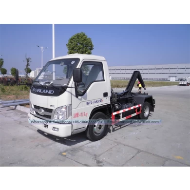 Foton Forland Mini 3cbm Garbage Truck  With Removable Box