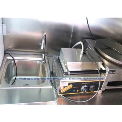 Foton brand 4x2 mini food truck, elctric food truck cart for sale