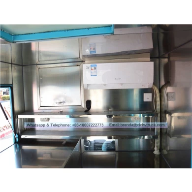 Foton brand 4x2 mini food truck, elctric food truck cart for sale