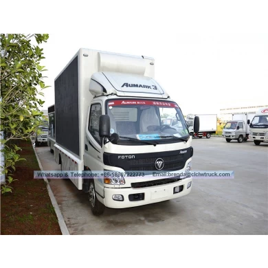 Foton Brand P4, P5, camion LED mobile hors porte P6, avec écran SMD à vendre