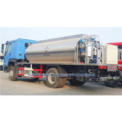 Camion de distributeur d'asphalte Howo 12cbm