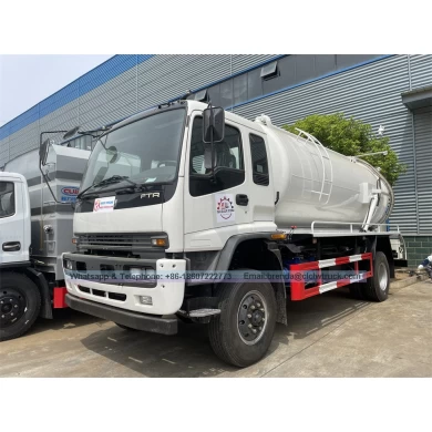 ISUZU 12cbm Cleaning  sewage suction truck