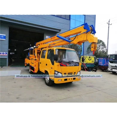 Isuzu 16 metros de alta altitude Operação fornecedor de caminhões de trabalho