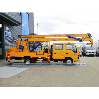 Isuzu 16 metros de alta altitude Operação fornecedor de caminhões de trabalho