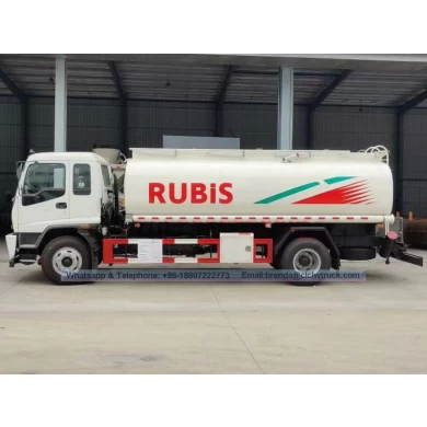 ISUZU 20cbm camion de carburant Tanque d'huile de pétrole Camion de carburant Camion de réservoir de carburant à vendre avec le canon de ravitaillement meilleure qualité