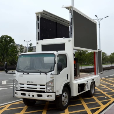 ISUZU BRAND Double screen with P4 screen model mobile led truck
