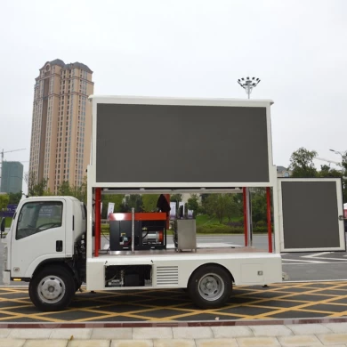 ISUZU BRAND Double screen with P4 screen model mobile led truck