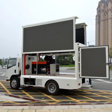 ISUZU BRAND Double screen with P4 screen model mobile led truck