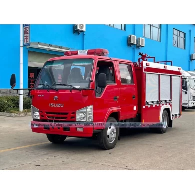 Xe cứu hỏa ISUZU 2CBM 2TON 2000L Xe tải xe tăng nước nhỏ để bán nóng