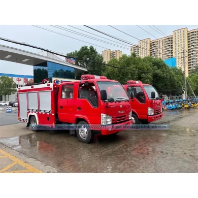 Xe cứu hỏa ISUZU 2CBM 2TON 2000L Xe tải xe tăng nước nhỏ để bán nóng