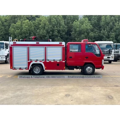 Xe cứu hỏa ISUZU 2CBM 2TON 2000L Xe tải xe tăng nước nhỏ để bán nóng