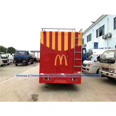 Xe tải thực phẩm JBC để bán, nhà cung cấp xe tải thực phẩm Trung Quốc, xe tải thức ăn nhanh di động 4x2