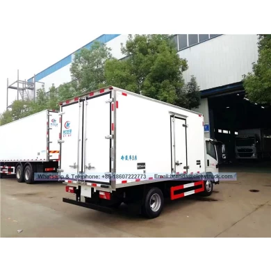 JMC fournisseur de camion frigorifique Chine, réfrigérateur cargaison camion 6 tonnes, 4X2 camion de fret réfrigérateur, frigorifique Euro 4