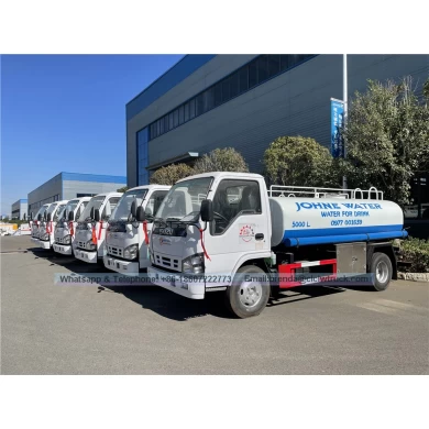 Nhật Bản Isuzu 3000-5000L xe tải vận chuyển nước uống