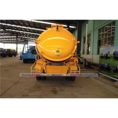 Japón isuzu 6000l 6cbm 6m3 Vacu de aguas residuales Tank de succión Camión -1600 - 2200 galones Proveedor de camiones de succión fecal