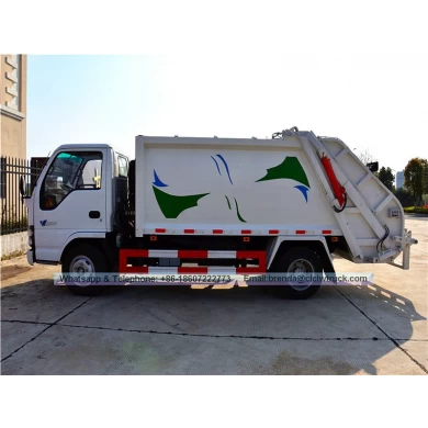 Isuzu japonais 5m3 4 * 2 Compacteur Garbage COMPACOR TRUCKET DU TRUME DE CRUMBAGE COMPRESS