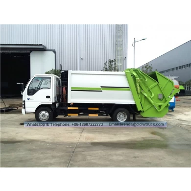 Isuzu japonais 5m3 4 * 2 Compacteur Garbage COMPACOR TRUCKET DU TRUME DE CRUMBAGE COMPRESS