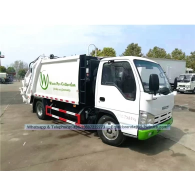 Isuzu japonais 5m3 4 * 2 Compacteur Garbage COMPACOR TRUCKET DU TRUME DE CRUMBAGE COMPRESS