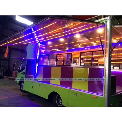 Nhà cung cấp xe tải thực phẩm Jinbei Trung Quốc, nhà sản xuất xe tải thực phẩm kem Trung Quốc, xe thức ăn nhanh