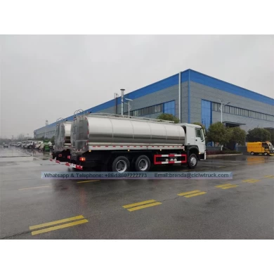 LHD / RHD HOWO 10000L 20000L TRACLE DE TRANSFORMATION DE TRANSFORMATION DE LAT-MAISE 10 CBM 20CBM
