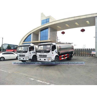 Ổ đĩa trái/tay phải 8000 lít thép không gỉ xe tải chở sữa nhỏ để bán