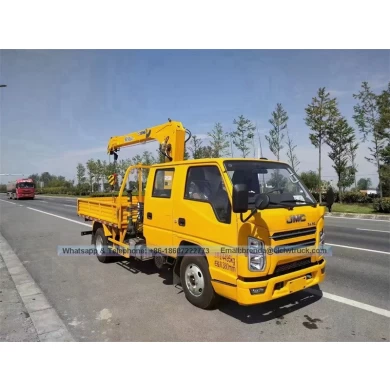 Fournisseur de grues en Lorry, fabricant de grues monté sur un camion Chine, camion JMC avec fournisseur de grue en porcelaine