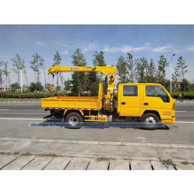 Fournisseur de grues en Lorry, fabricant de grues monté sur un camion Chine, camion JMC avec fournisseur de grue en porcelaine