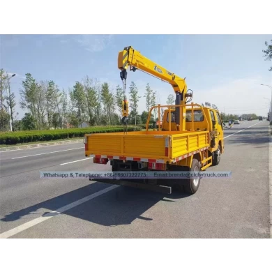 Fournisseur de grues en Lorry, fabricant de grues monté sur un camion Chine, camion JMC avec fournisseur de grue en porcelaine