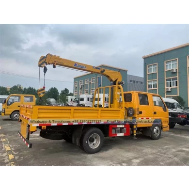 Fournisseur de grues en Lorry, fabricant de grues monté sur un camion Chine, camion JMC avec fournisseur de grue en porcelaine
