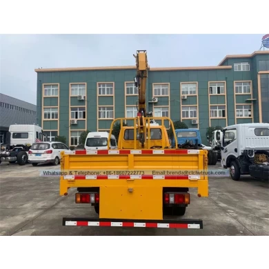 Fournisseur de grues en Lorry, fabricant de grues monté sur un camion Chine, camion JMC avec fournisseur de grue en porcelaine
