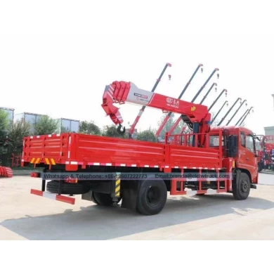 New Condition Dongfeng 8000 kgs Knuckle Boom Crane Truck For Sale