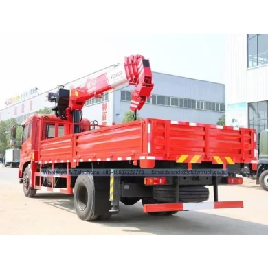 New Condition Dongfeng 8000 kgs Knuckle Boom Crane Truck For Sale