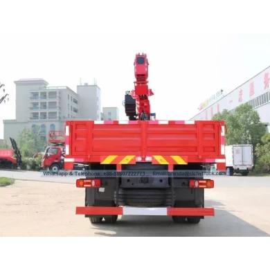 New Condition Dongfeng 8000 kgs Knuckle Boom Crane Truck For Sale